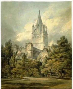 Christ Church, Oxford Artwork by Joseph Mallord William Turner