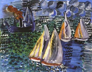 A Regatta Artwork by Raoul Dufy