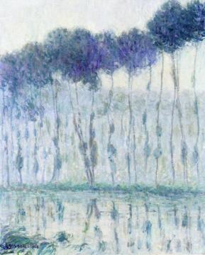 Poplars on the Banks of the Eure Artwork by Gustave Loiseau