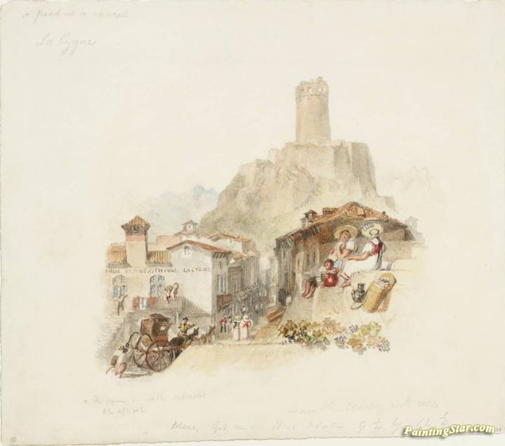 Rogers's 'Italy' - Martigny Artwork by Joseph Mallord William Turner