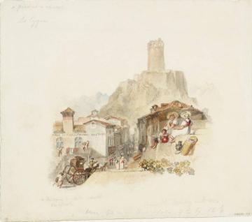 Rogers's 'Italy' - Martigny Artwork by Joseph Mallord William Turner