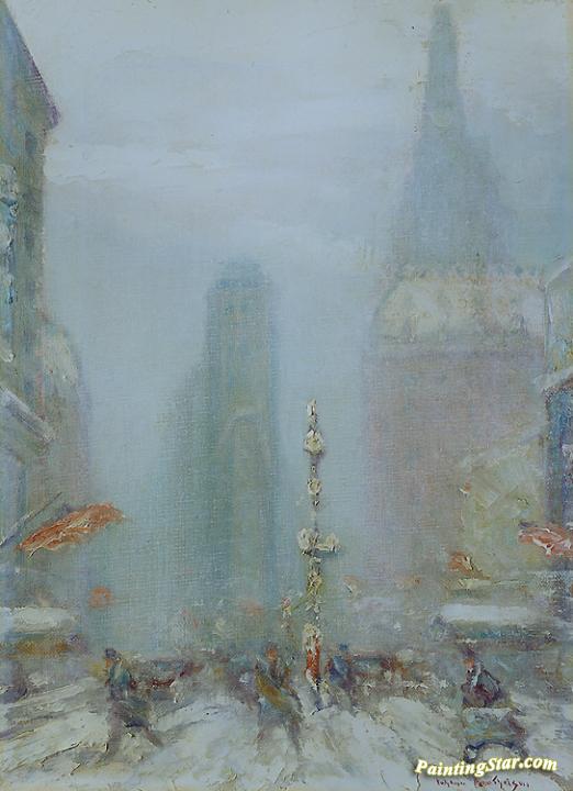The Flat Iron Building Artwork by Johann Berthelsen