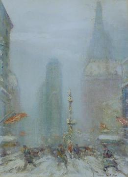 The Flat Iron Building Artwork by Johann Berthelsen