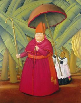 El Nuncio Artwork by Fernando Botero
