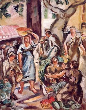 Market Artwork by Emile-othon Friesz