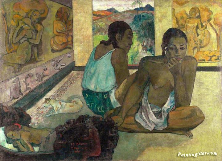 Te Rerioa Artwork by Paul Gauguin