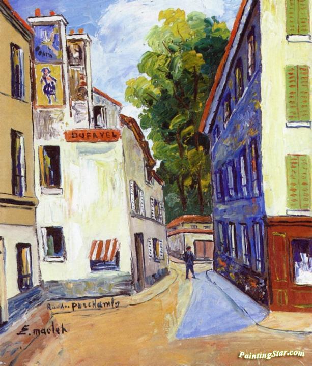 Rue Des Perchamps Artwork by Elisée Maclet