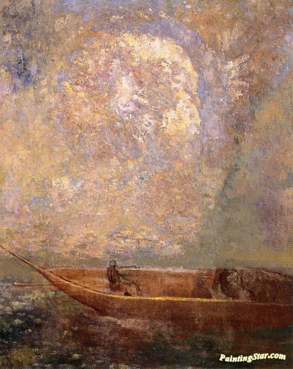 The Boat Artwork by Odilon Redon