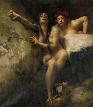 The Sirens Artwork by Ferdinand Max Bredt