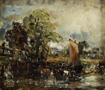 On the Stour Artwork by John Constable