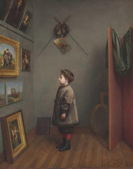 The Young Connoisseur Artwork by Robert M. Pratt