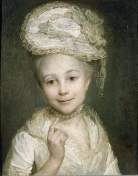 Daughter Of The Painter Emilie Vernet Artwork by Nicolas Bernard Lepicie