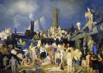 Riverfront, No. 1 Artwork by George Wesley Bellows