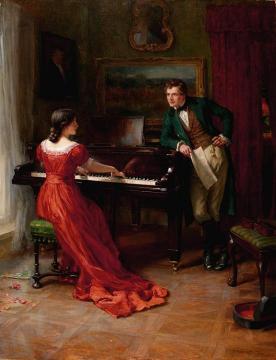 The Duet Artwork by George Sheridan Knowles