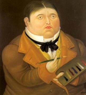 Monsieur Ingres Artwork by Fernando Botero