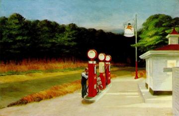 Gas Artwork by Edward Hopper