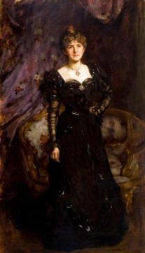 Mrs J. E. Crombie of Parkhill Artwork by Sir James Jebusa Shannon