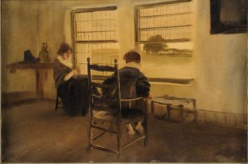 A Cosy Afternoon Artwork by Wilhelm Schreuer