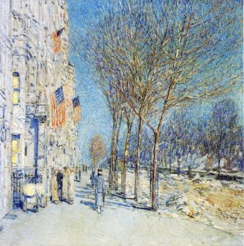 New York Landscape Artwork by Frederick Childe Hassam