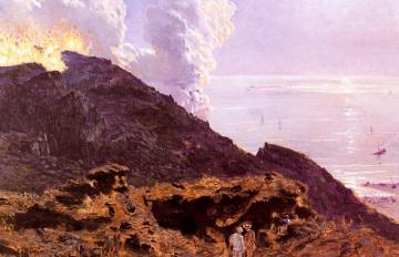 El Vesubio Artwork by Antonio Muñoz Degrain