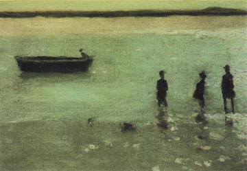 Beach At Etaples Artwork by Philip Wilson Steer