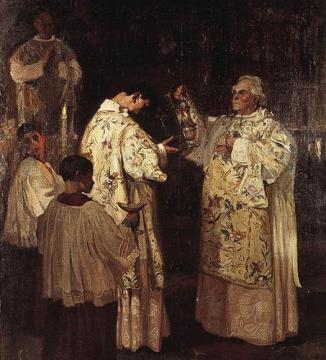 La Misa Artwork by Salvador Tuset Tuset