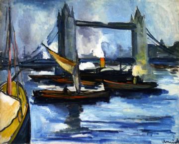 London Bridge Artwork by Maurice De Vlaminck