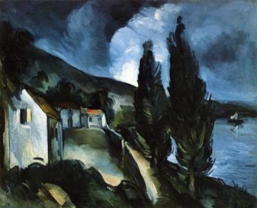 Poplars Artwork by Maurice De Vlaminck