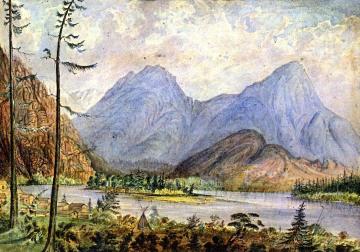 From Fort Hope, Fraser's [sic] River Artwork by James Madison Alden