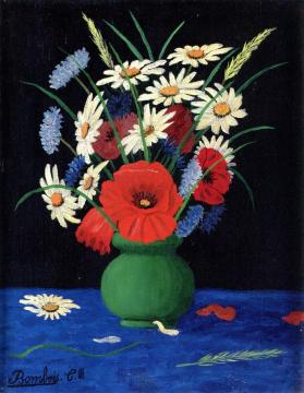 Vase Of Flowers Artwork by Camille Bombois