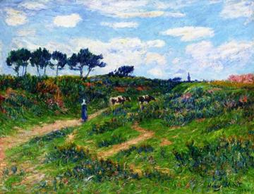 Path into the Moor, Brittany Artwork by Henry Moret