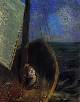 The Boat Artwork by Odilon Redon