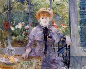 After Luncheon Artwork by Berthe Morisot