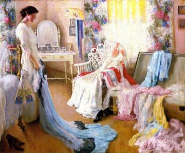 Molly Scott Preparing For A Trip Artwork by Edith Scott