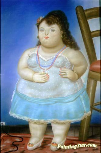 Little Woman Artwork by Fernando Botero