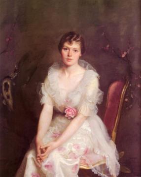 Portrait Of Louise Converse Artwork by William Mcgregor Paxton