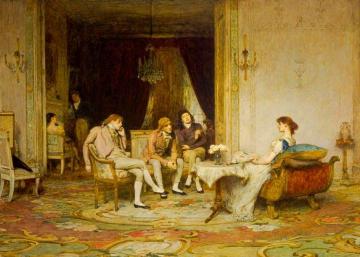 The Rivals Artwork by Sir William Quiller Orchardson
