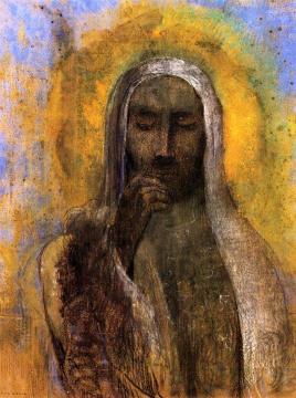 Christ in Silence Artwork by Odilon Redon