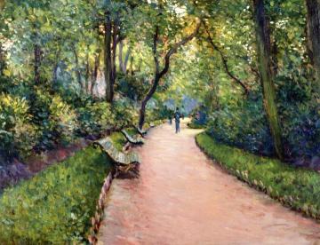 The Parc Monceau Artwork by Gustave Caillebotte