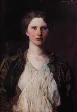 Portrait of Bessie Price Artwork by Abbott Handerson Thayer