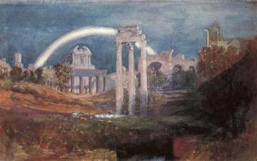 Rome: The Forum with a Rainbow Artwork by Joseph Mallord William Turner