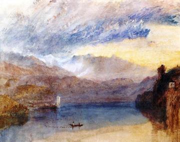 The Sarner See, Evening Artwork by Joseph Mallord William Turner