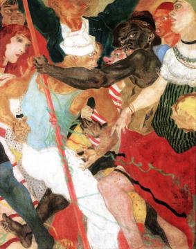 Carnival in Rio de Janeiro Artwork by Tsuguharu Foujita