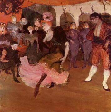 Marcelle Lender Dancing In The Bolero In 'chilperic' Artwork by Henri de Toulouse-Lautrec