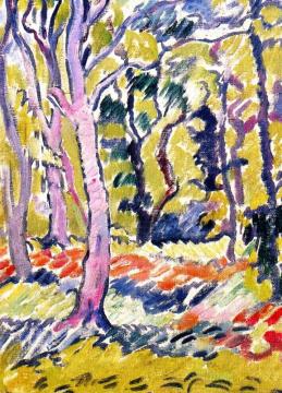 Forest In Compiegne Artwork by Louis Valtat