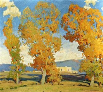 House On The Hill Artwork by Victor Higgins