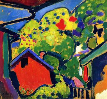 Landscape In Murnau Artwork by Alexej Jawlensky