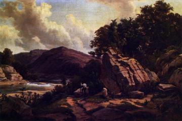 Falls of the Colorado, Austin Artwork by Herman Lungkwitz