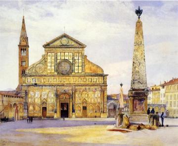 View of Santa Maria Novella Artwork by Henry Roderick Newman