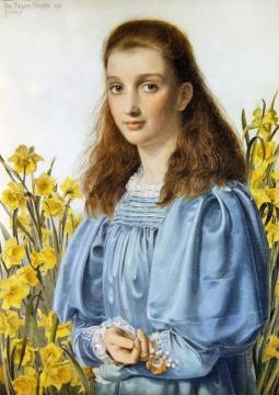 Olive Margaret Slaughter Artwork by Anthony Frederick Sandys